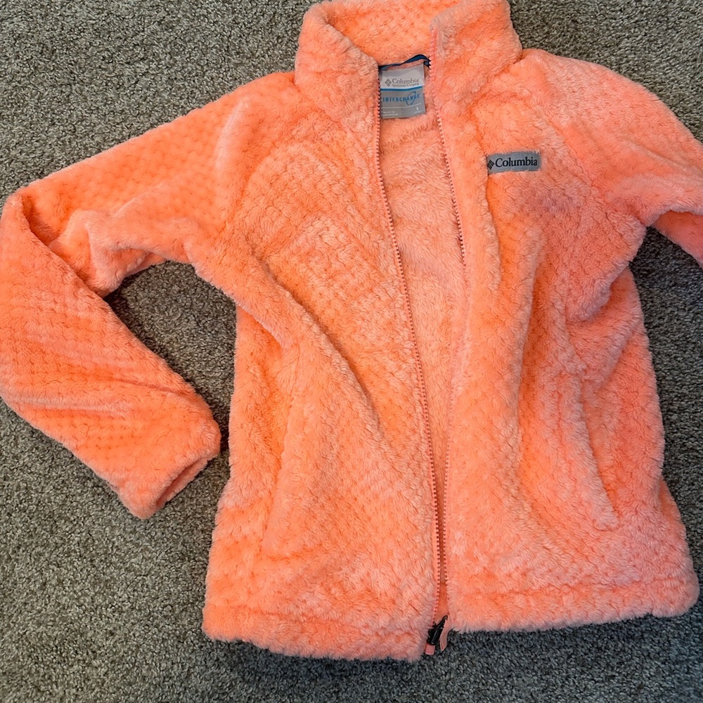 Girls Columbia fleece jacket